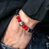 Spartan Warrior Helmet Beaded Bracelet