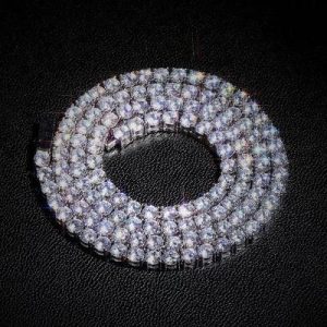 4mm Tennis Chain in White Gold