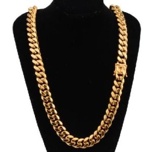 16mm Stainless Steel Cuban Chain in Gold
