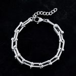 7mm Horseshoe Stainless Steel Bracelet