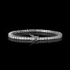 3mm Tennis Bracelet in 18K White Gold