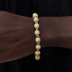 8mm Iced Beads Bracelet