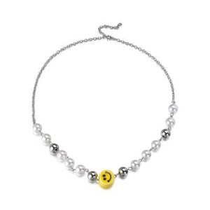 Pearl with Smile face Chain