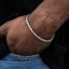 4mm Stainless Steel Rope Bracelet