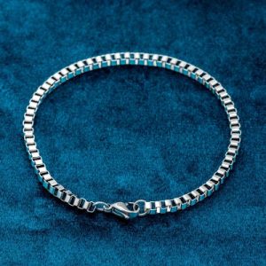 3mm Square Box Bracelet