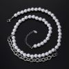 8mm Pearl with Cable Chain Necklace