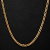 6mm Diamond-Cut Cuban Chain in Gold