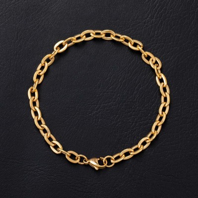 5mm Rolo Bracelet in Gold