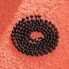 3mm Steel Bead Chain in Black Gold