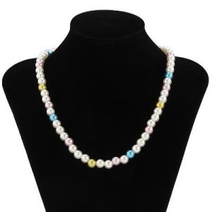 Colored Pearl Necklace