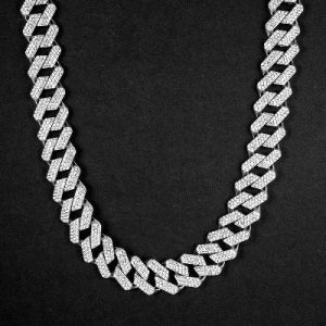 Iced 20mm Miami Cuban Chain with Big Box Clasp