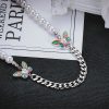 Colorful Butterfly Pearl Cuban Necklace