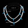 Glow in the Dark Fight Tooth and Claw Pearl Necklace
