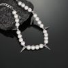 Rivet Cuban Pearl Necklace