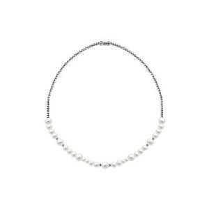 Titanium Steel Pearl Necklace