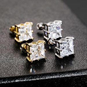 Square Stud Earrings
