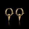 Eye of Ra Cron Huggie Earrings