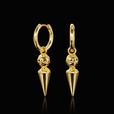 Eye of Ra Mummy Hoop Earrings