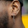 Climbing Snake Stainless Steel Earrings