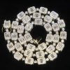 Iced 8mm Baguette Cut Necklace