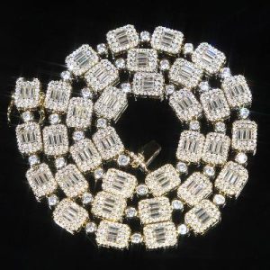 Iced 8mm Baguette Cut Necklace