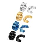 Clip on No-pierced Titanium steel Earrings