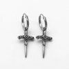 Iced Vintage Sword Earrings