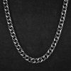 Iced 10mm Teardrop White & Black Miami Cuban Chain