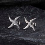 Darts Stainless Steel Stud Earrings
