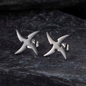 Darts Stainless Steel Stud Earrings