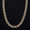 11mm Iced Infinity Cuban Link Chain in Gold