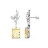 Cushion & Marquise Cut Dangle Earring