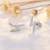 Hypoallergenic Mini Cute Lightning Stud Earrings