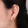 Large C-shape Earrings