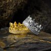 Iced King Crown Ring