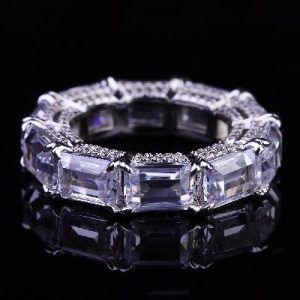 4.0 Ct Radiant Cut Eternity Band