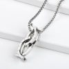 Kissing Fish Deformation Ring Pendant