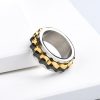10mm Rotatable Gear Titanium Ring