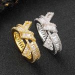 Baguette Cut Knot Ring