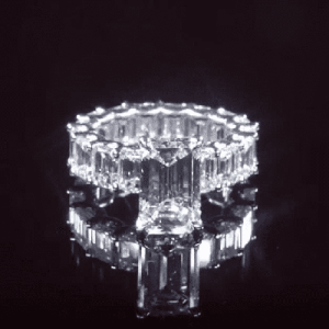 2.8 Ct Emerald Cut Ring