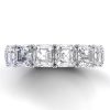 4.0 Ct Asscher Cut Eternity Band
