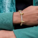 5mm Fight Tooth and Claw Tennis Bracelet in Gold