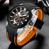 Quartz Luxury Silicone Strap Waterproof Classic Sport Watch