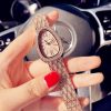 Iced Roman Dial Oval Shape Watch