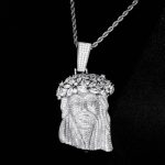 Iced Giant Jesus Pendant