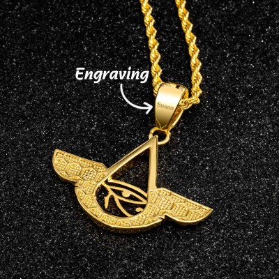 Eye of Horus Wings Pendant