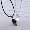 2Pcs Couple Heart Wising Stone Magnetic Pendant