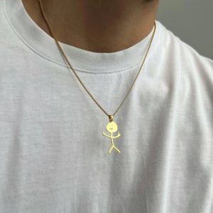 Funny Doodle Pendant Necklace