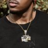 Iced TRUST NO ONE Pendant