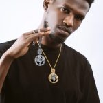 Iced Money Bag Round Pendant